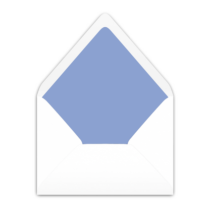 Baby Crest Blue Invitation