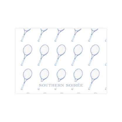 Tennis Racquet Enclosure Card