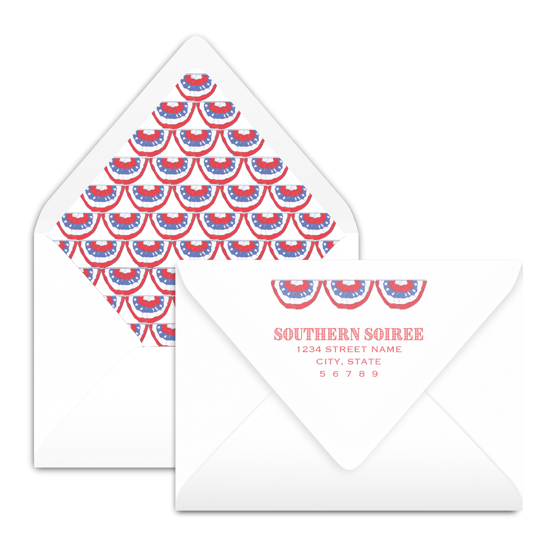 Americana Banner Invitation