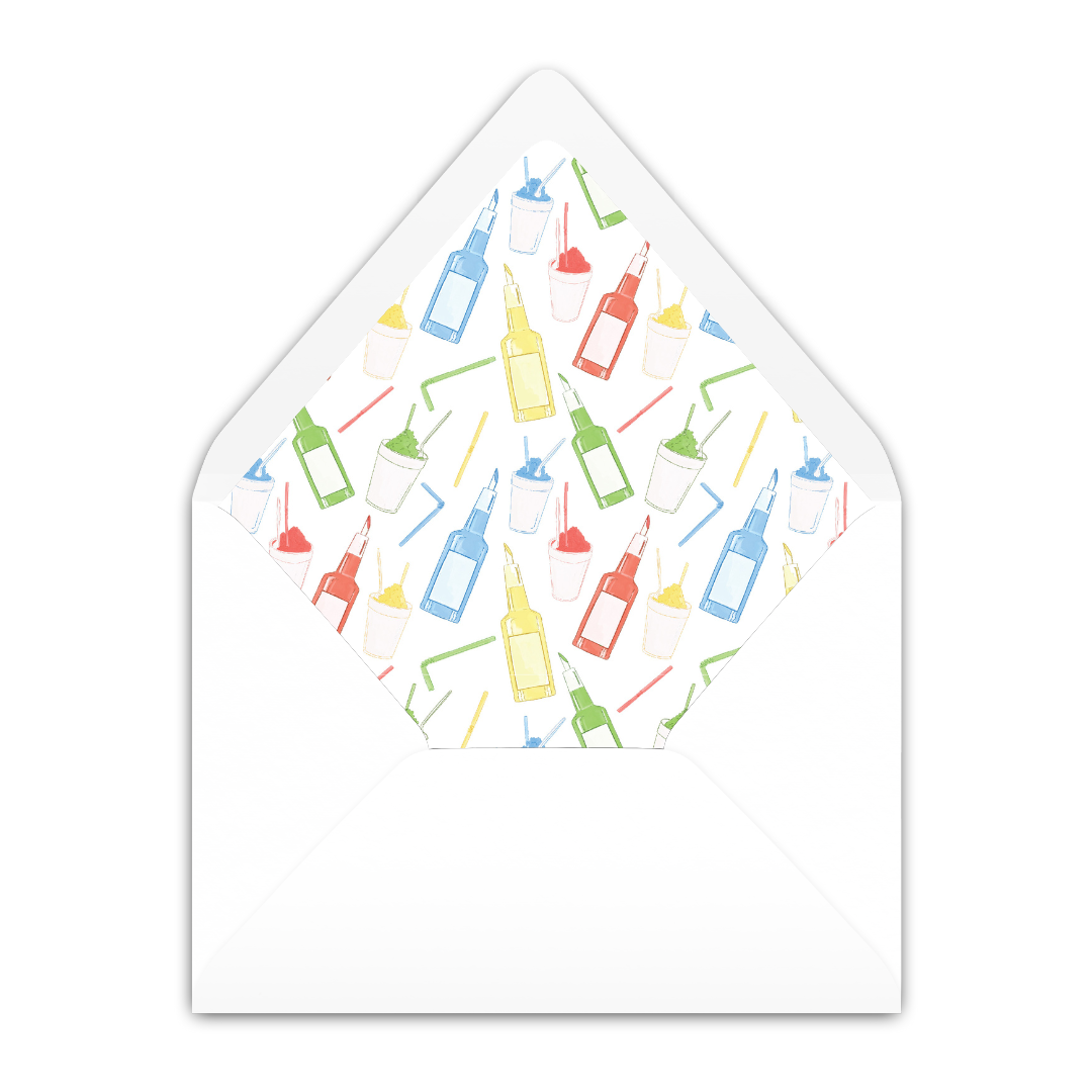 Colorful Snowball Birthday Invitation