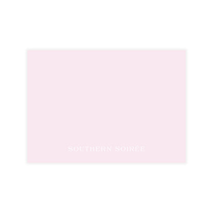 Pink Floral Bow Enclosure Card