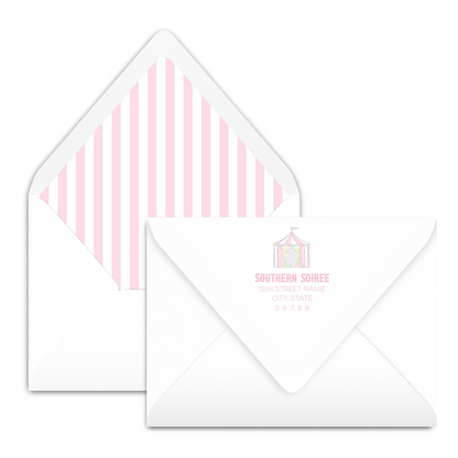 Pastel Circus Invitation