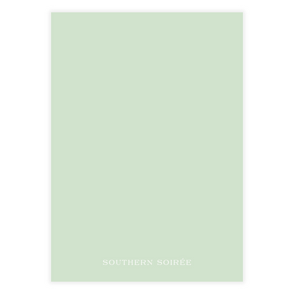 Chic Green Carriage Invitation