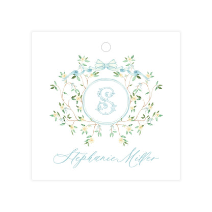 Magnolia Crest Gift Tag Square