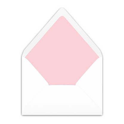 Pink Ribbon and Rose Crest Invitation