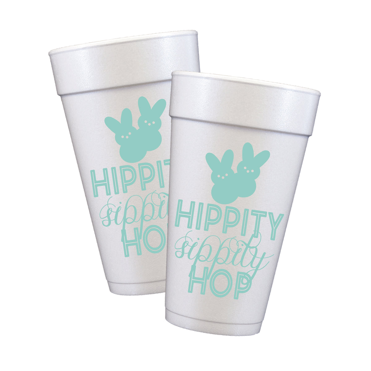 Hippity Sippity Hop Styrofoam Cups