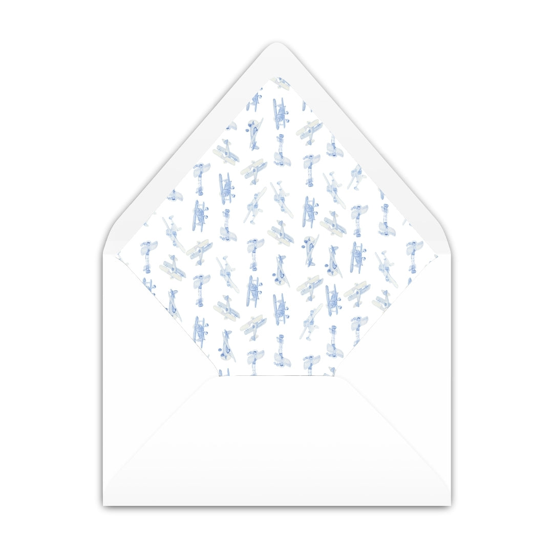 Airplane Crest Notecard