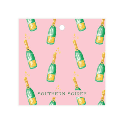 Poppin' Bottles Square Gift Tag