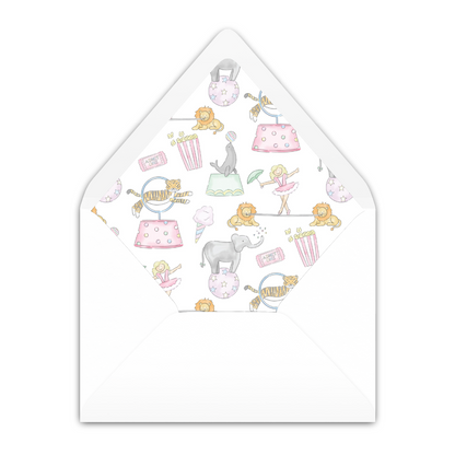 Pastel Circus Invitation