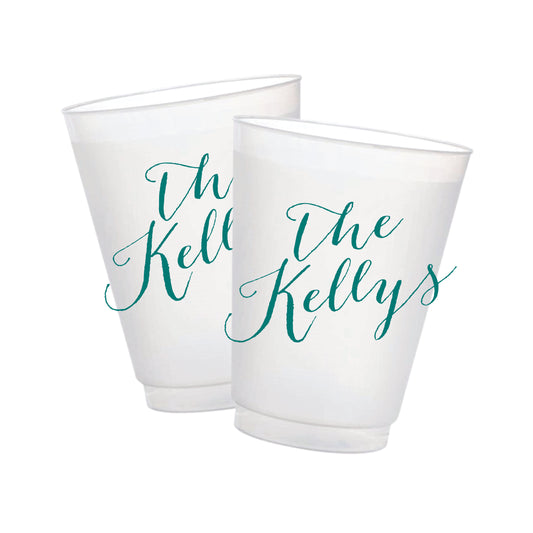 Scritpy Name Frosted Cups