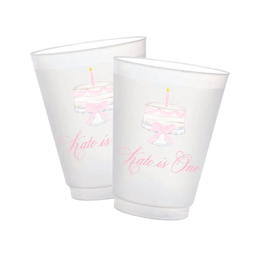 One Little Candle, One Little Cake Frosted Cup