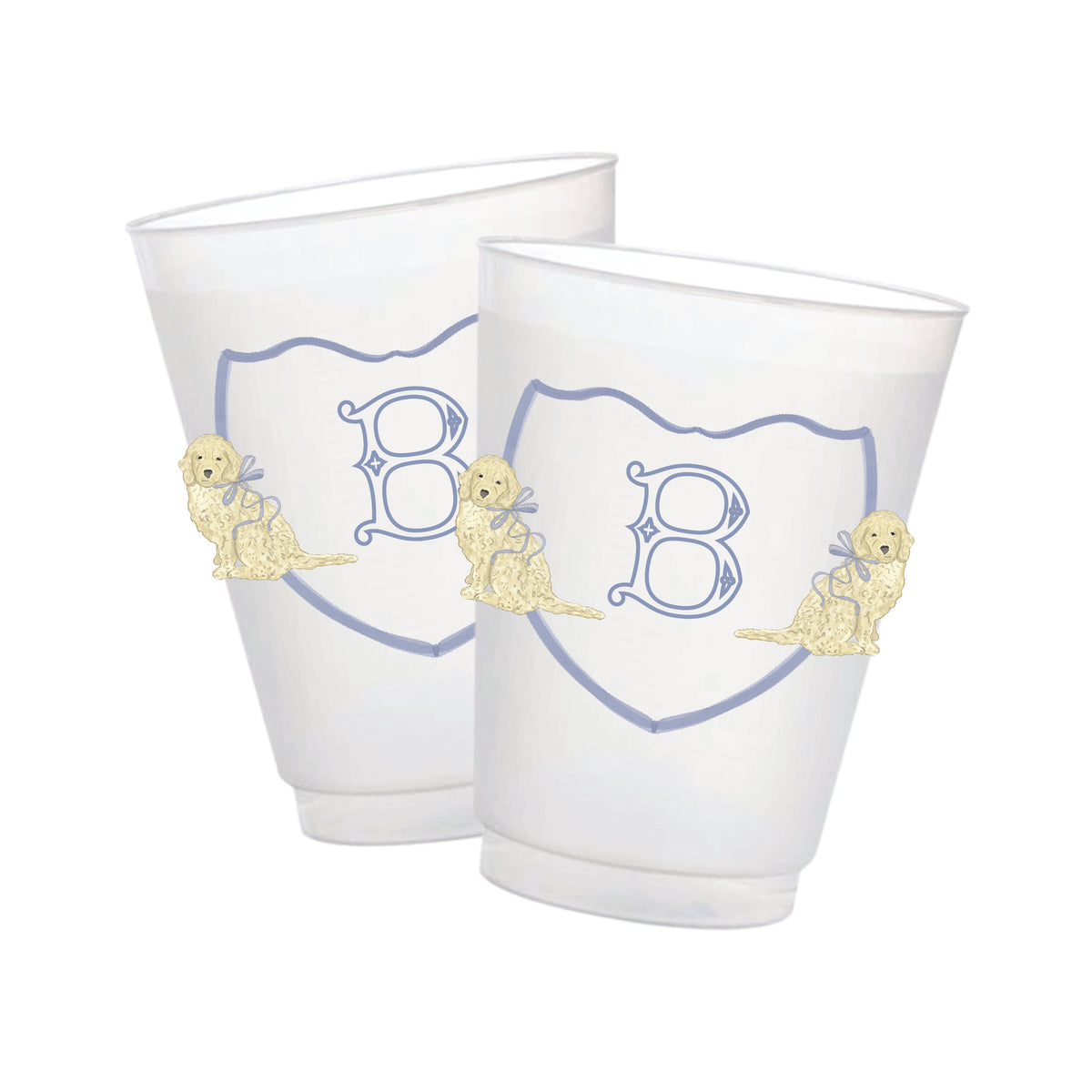 Goldendoodle Blue Crest Frosted Cup