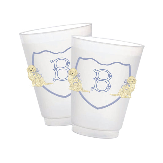 Goldendoodle Blue Crest Frosted Cup