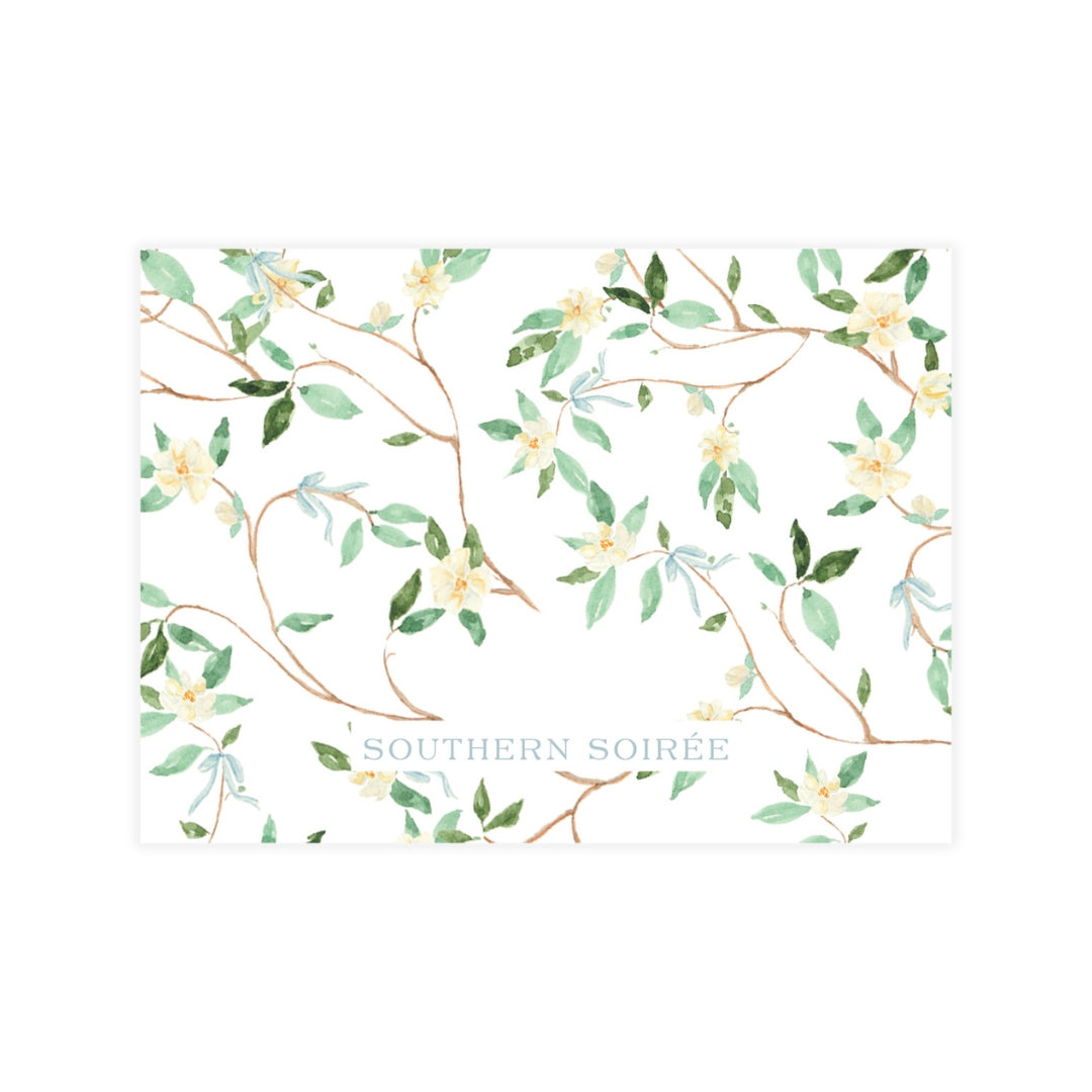 Vintage Vine Monogram with Vines Enclosure Card