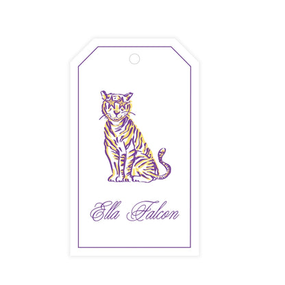 Tiger with Shades Gift Tag