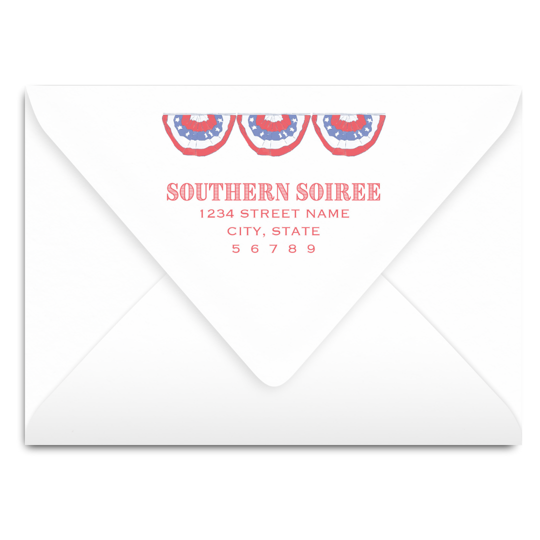 Americana Banner Invitation