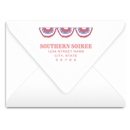 Americana Banner Invitation