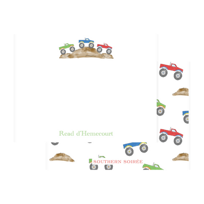 Monster Trucks Notecard