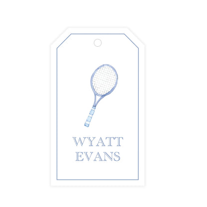 Tennis Racquet Gift Tag