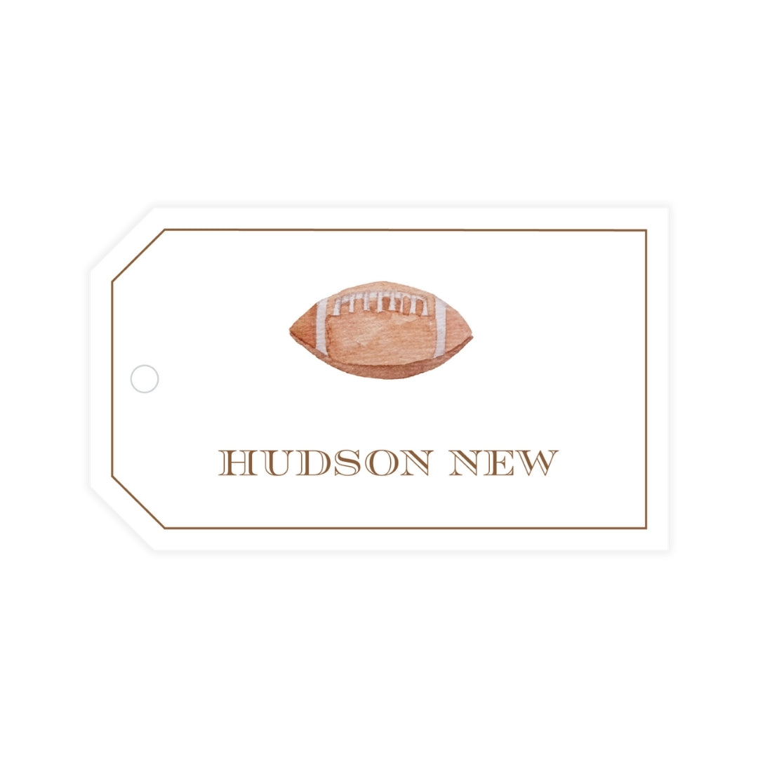 Football Gift Tag