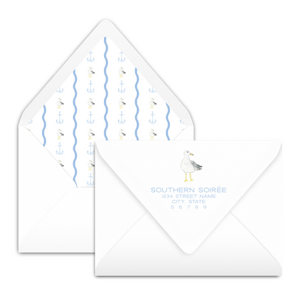 Blue Sailboat Invitation