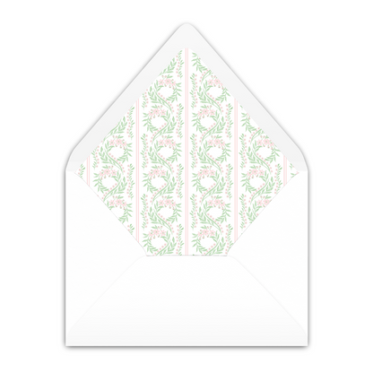 Chinoiserie Pink Block Invitation
