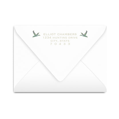 Duck Hunting Notecard