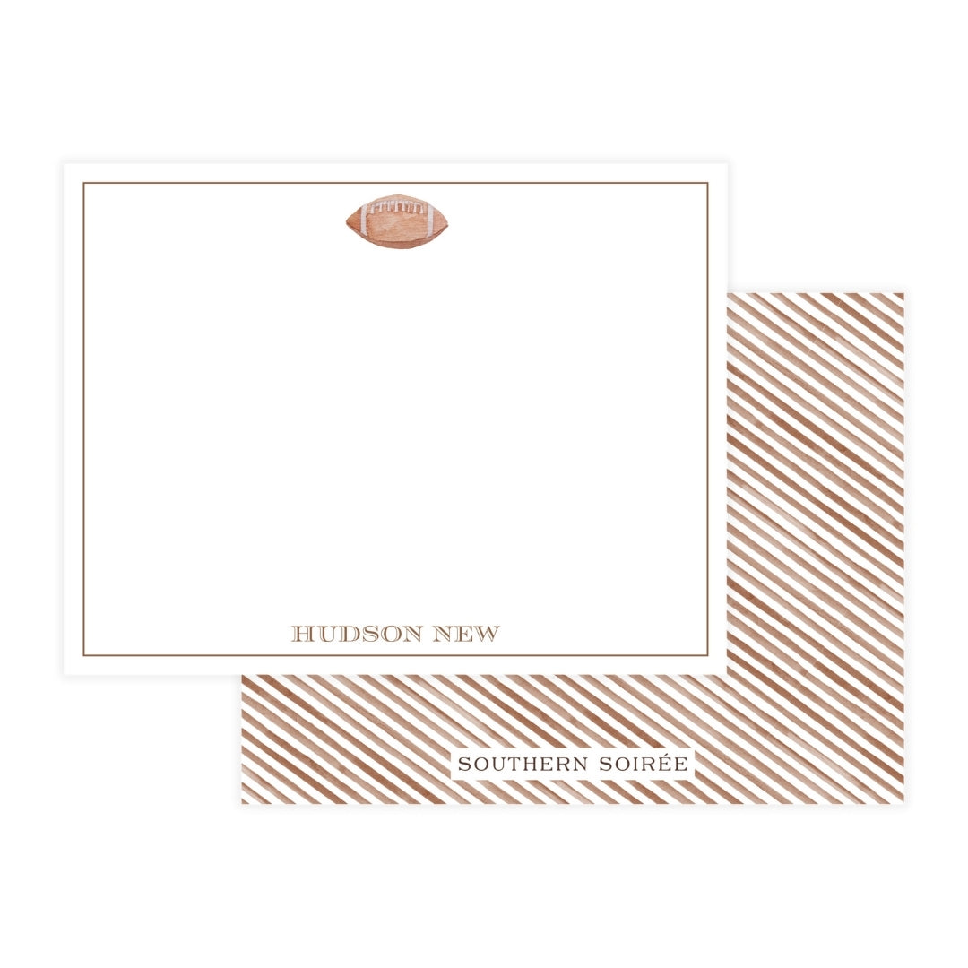 Football Notecard