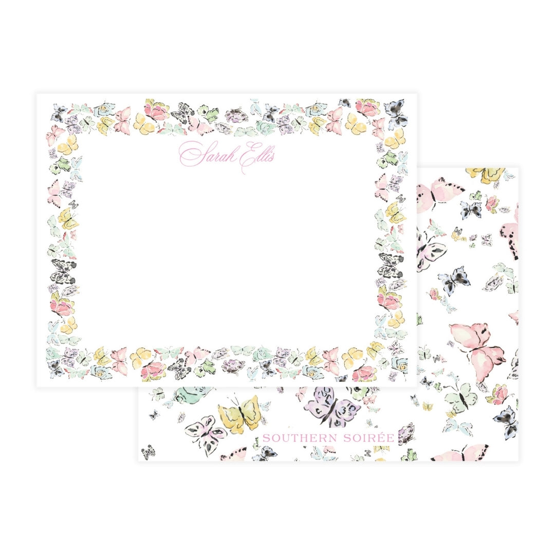 Butterfly Frame Notecard