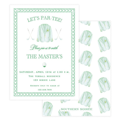 Masters Viewing Party Invitation