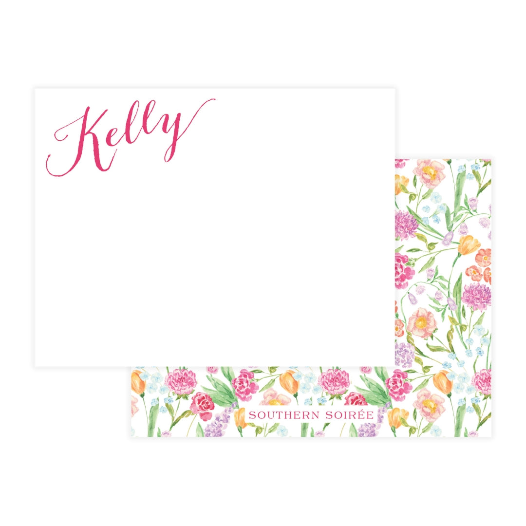 Simple Script with Floral Notecard