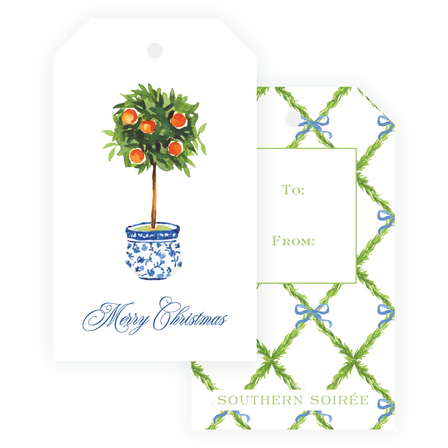 Citrus Topiary Gift Tag Set of 6