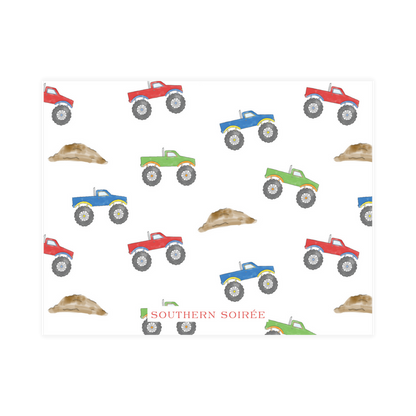 Monster Trucks Notecard