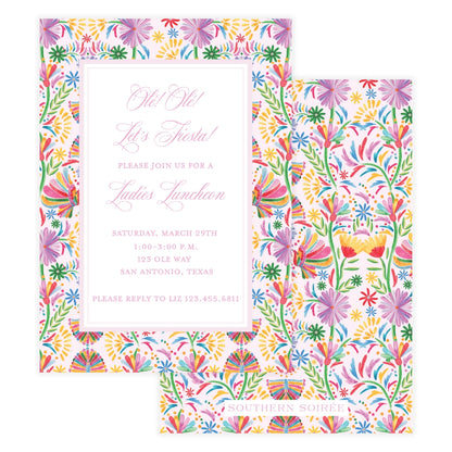 Olé Olé Fiesta Pink Invitation