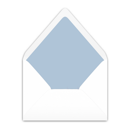 Chic Blue Carriage Invitation