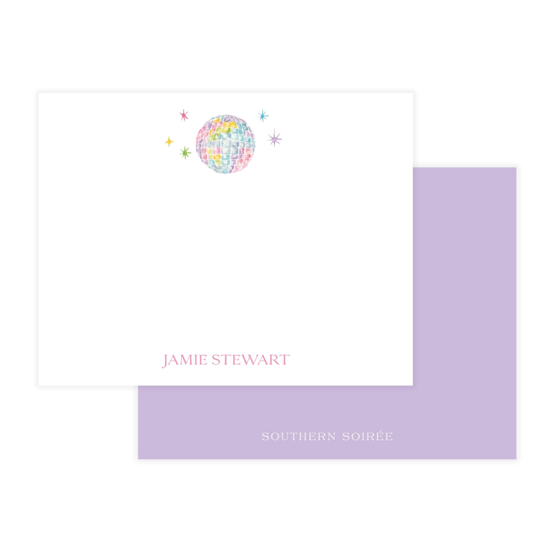 Disco Ball Notecard