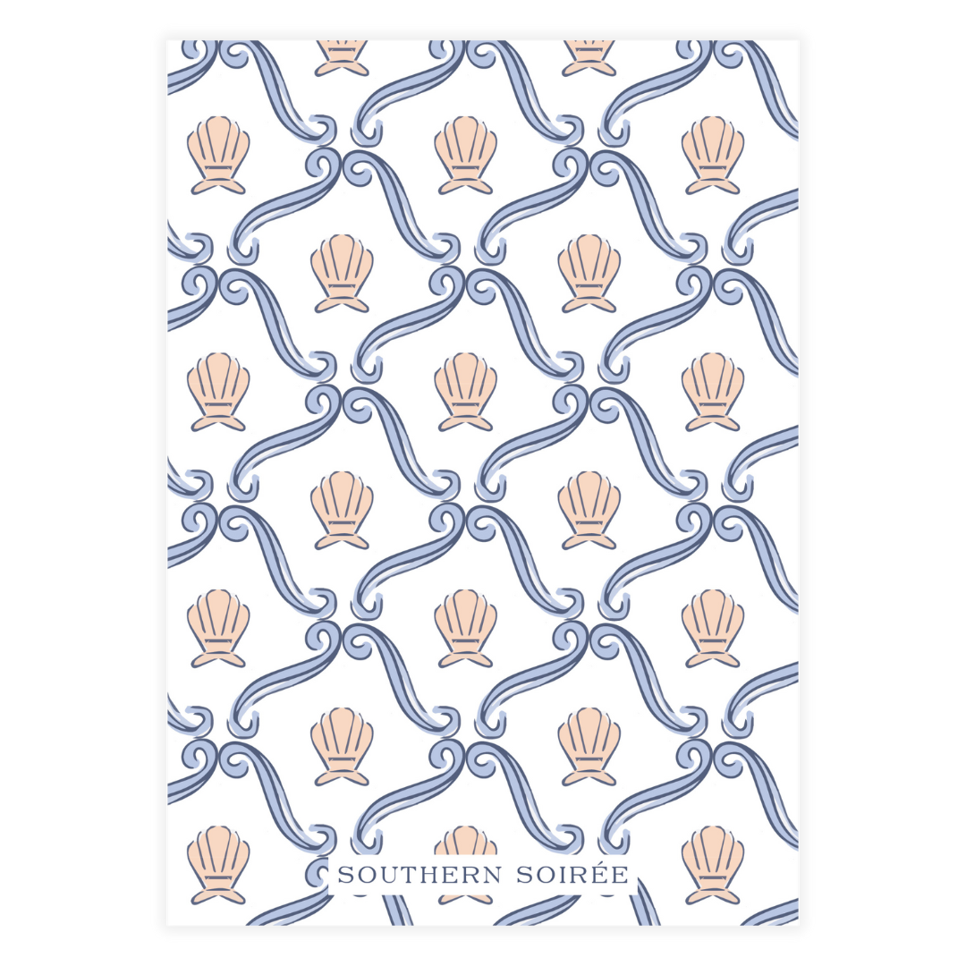 Sea Soirée Crest Invitation