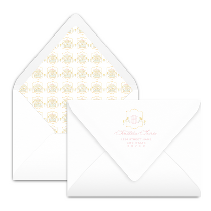 Carousel Scallop Invitation