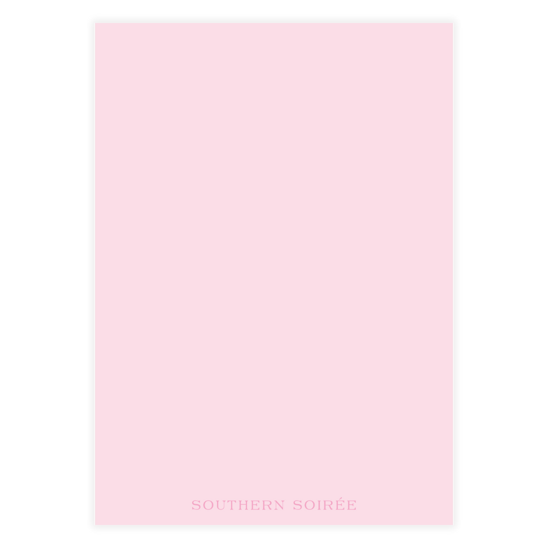 Pink High Chair Invitation