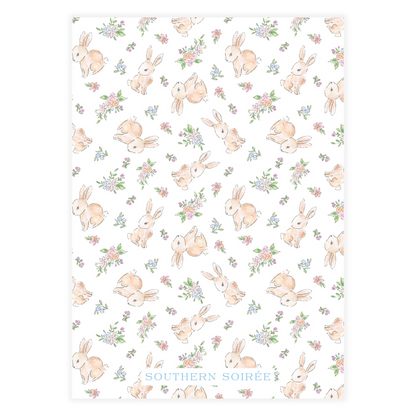 Spring has Sprung Bunny Wreath Invitation (Copy)