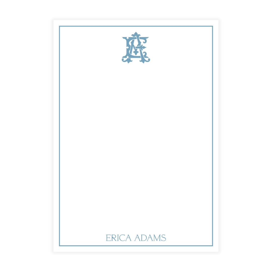 Chic Monogram Notepad