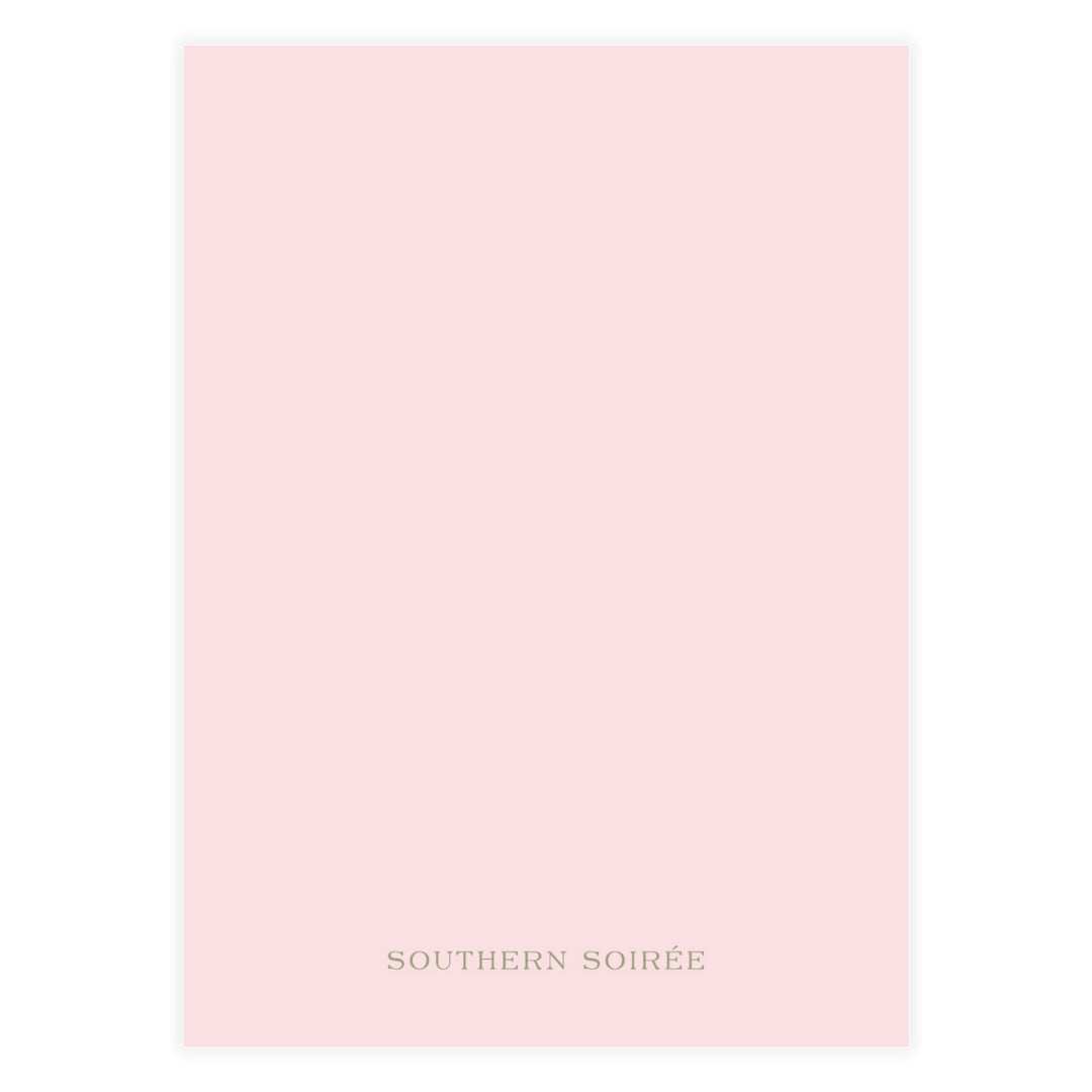 Pink Hydrangea Monogram Bridal Shower Invitation