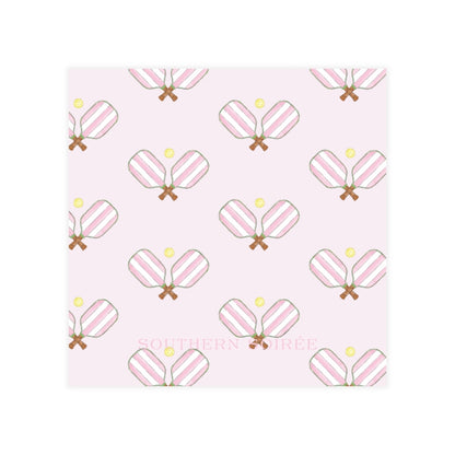 Pink Pickleball Enclosure Card