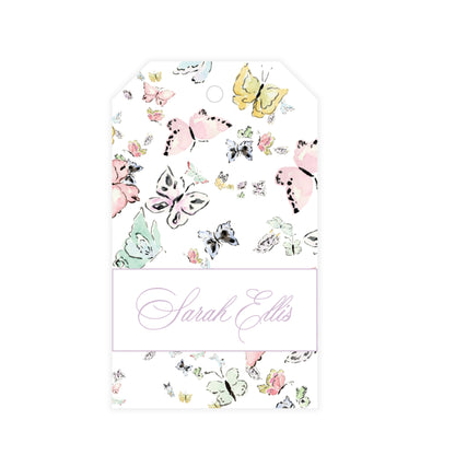 Butterfly Kisses Gift Tag