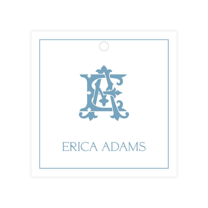 Chic Monogram Gift Tag