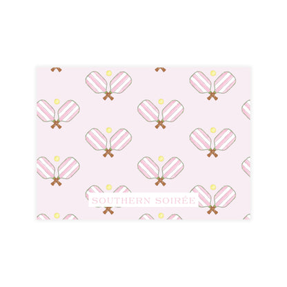 Pink Pickleball Enclosure Card