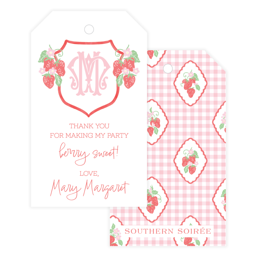 Berry Sweet Favor Tag