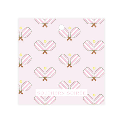 Pink Pickleball Gift Tag