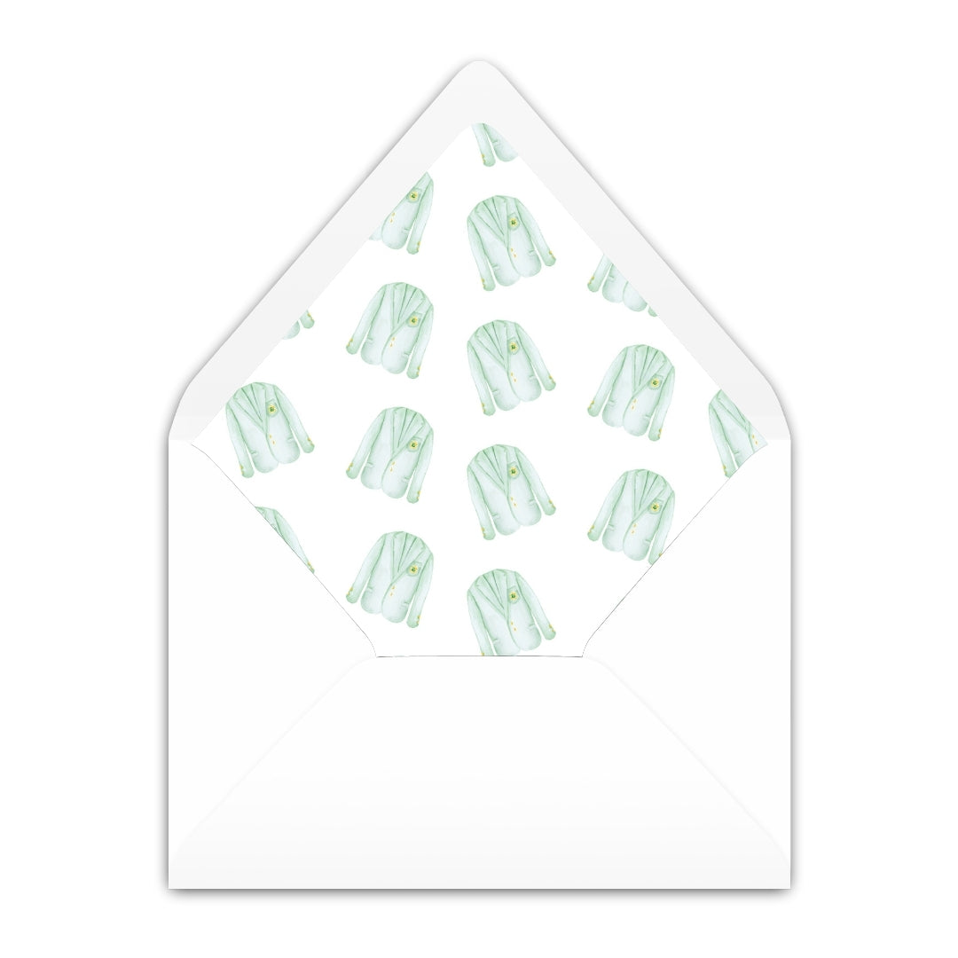 Green Jacket Golf Viewing Party Invitation