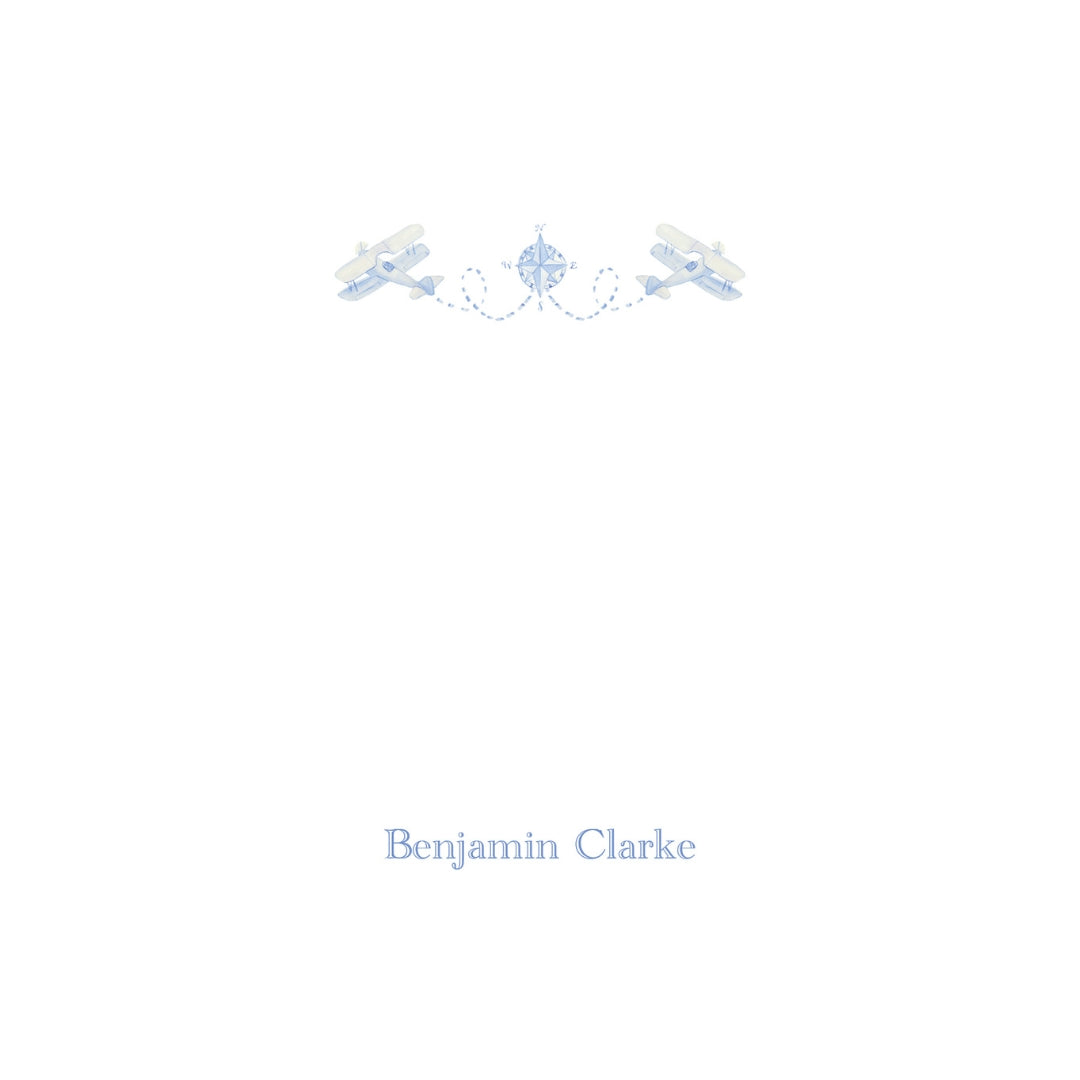 Airplane Crest Notecard